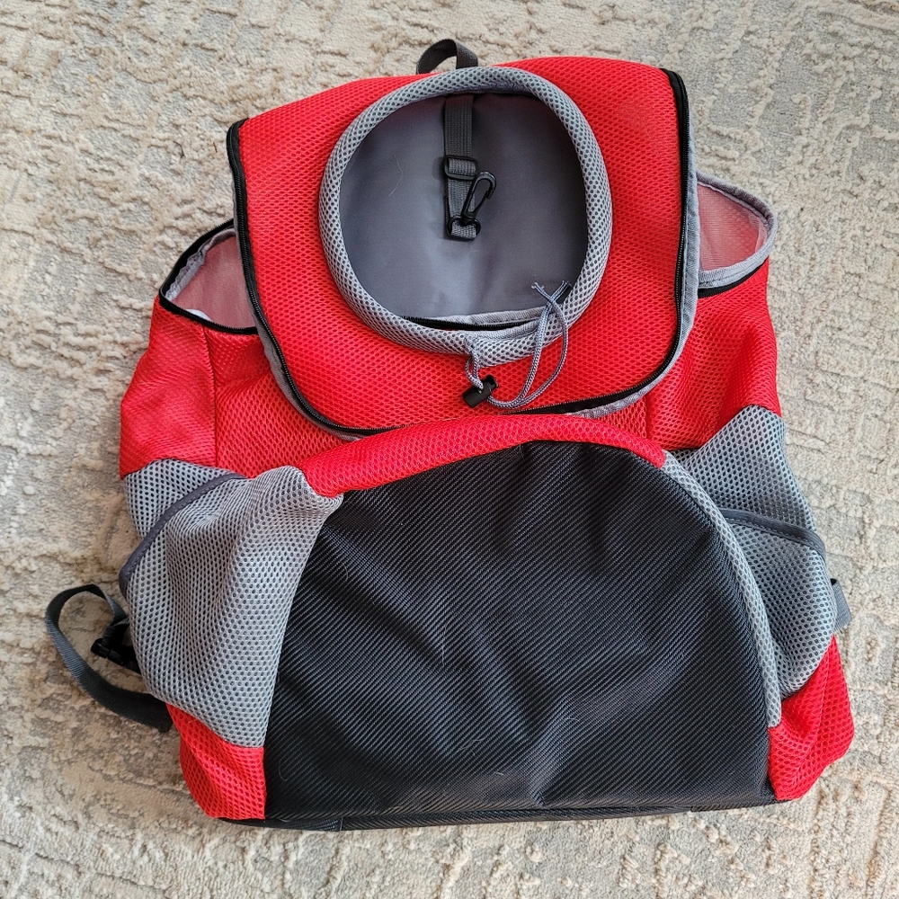 Small Dog Carrying Backpack!